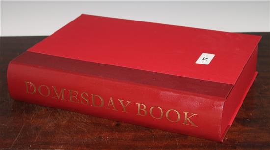 A County Edition facsimile of the Domesday book